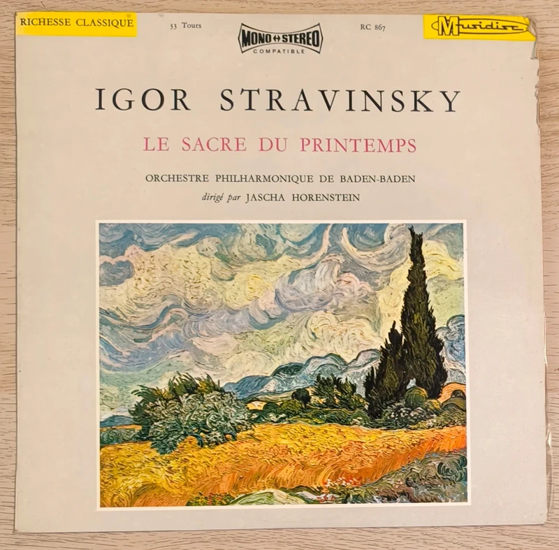 33T richesse classique Stravinsky le sacre du temps