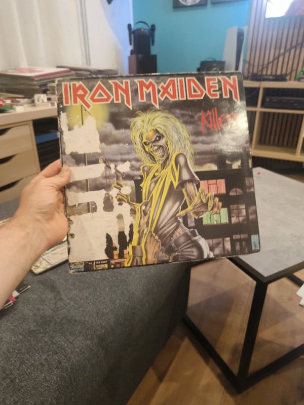 Vynile iron maiden killers