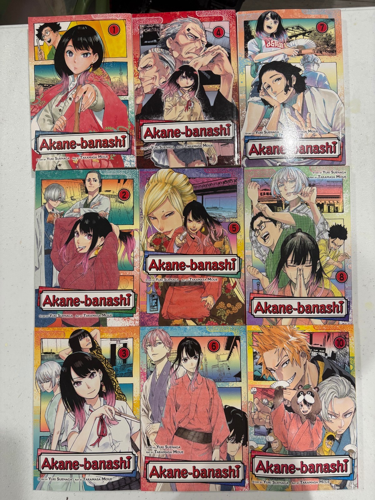 Akane Banashi Vol. Set manga inglese 1-8 e 10