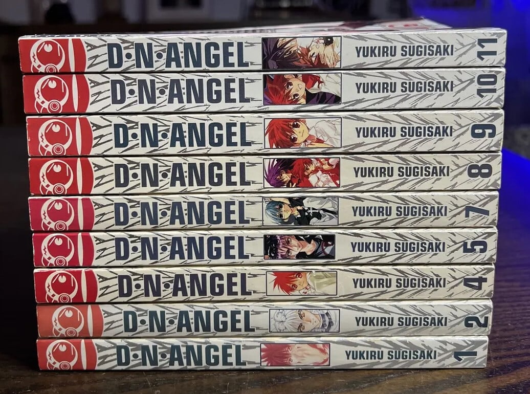 DN Angel Vol 1-2/4-5/7-11 Lotto Manga Inglese Yukiru Sugisaki 1 2 4 5 7 8 9 10 11