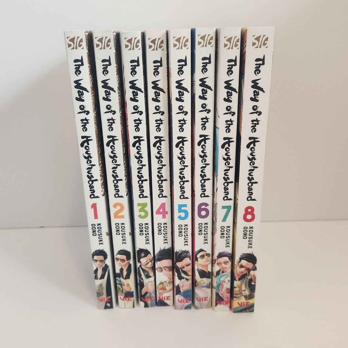 La via del marito di casa manga volumi 1-8 viz libri inglesi di Kousuke Oono