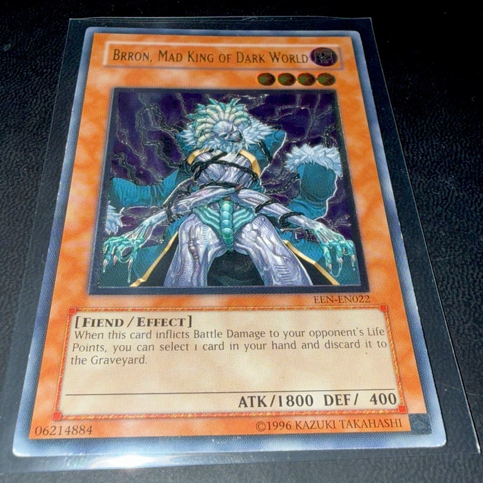 Yu-Gi-Oh! Brron, Mad King of Dark World - EEN-EN022 - Ultimate Rare - Unlimited