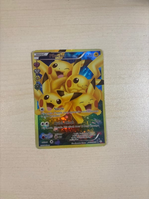 Carta Pikachu Pokemon