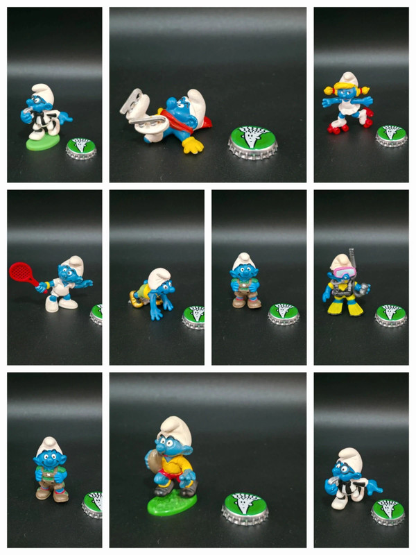 Lote Figuras Pitufos Schleich