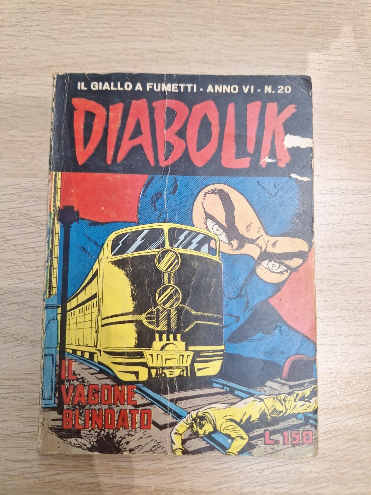 DIABOLIK ANNO VI-6°, N. 20 ORIGINALE 1967