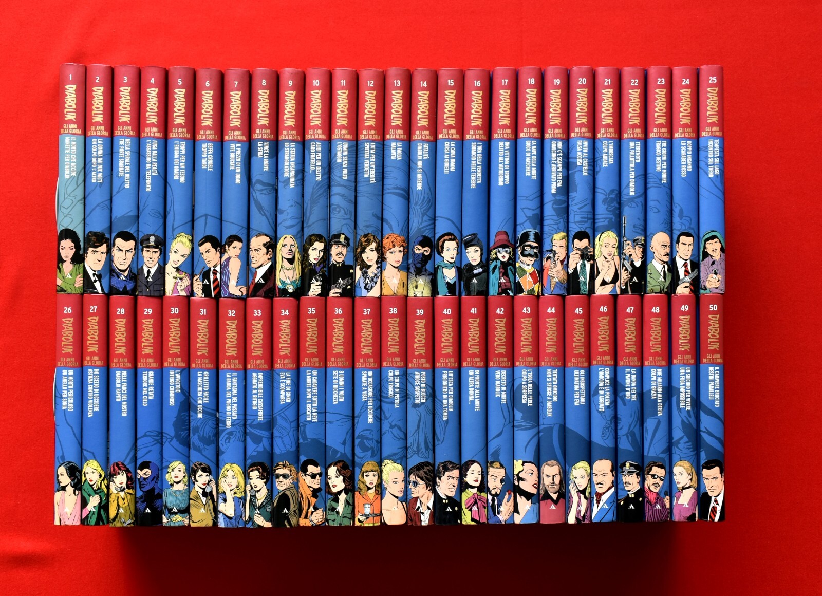 DIABOLIK "GLI ANNI DELLA GLORIA"  1/50  COMPLETA del 2012   MONDADORI