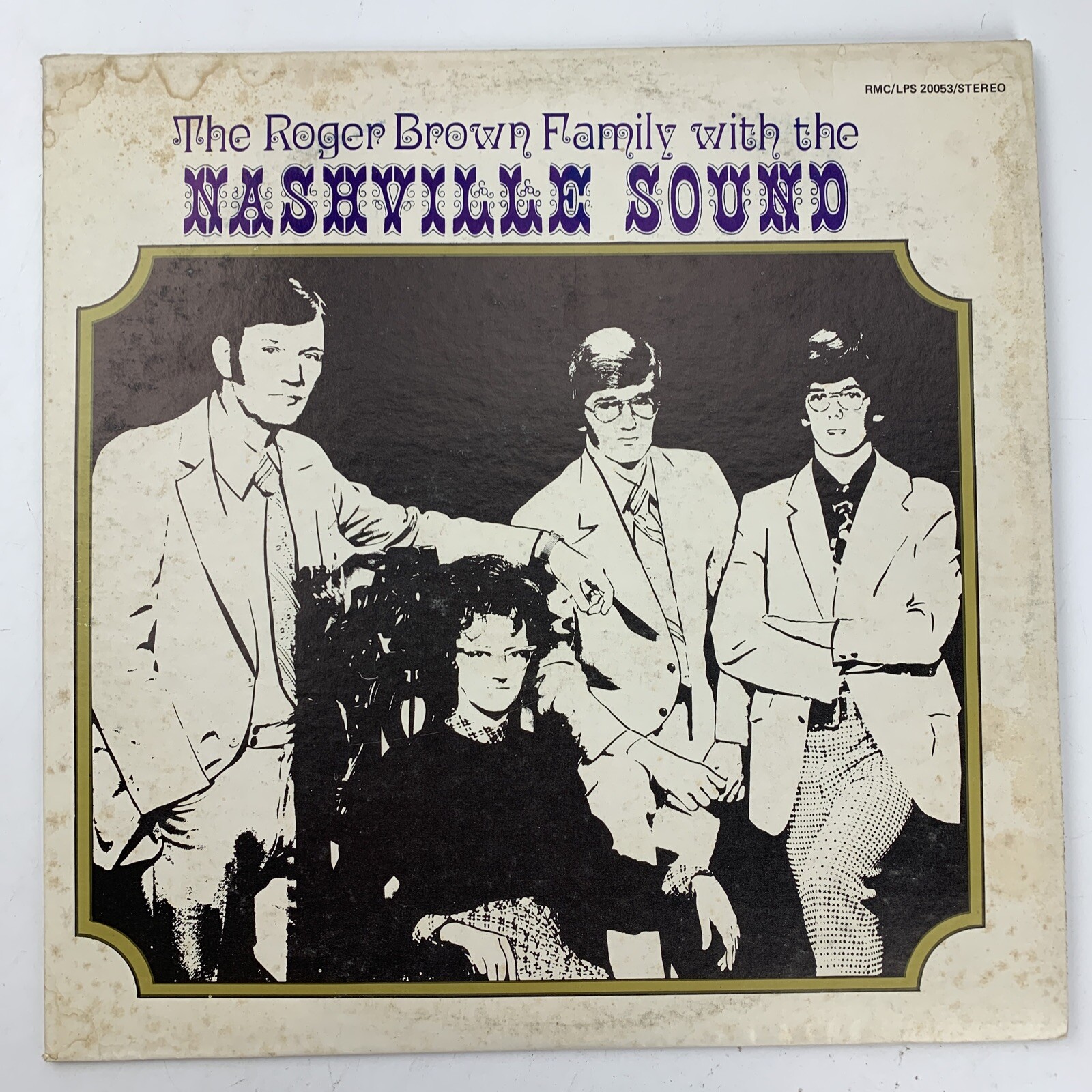 Roger Brown Family with Nashville Sound LP Record Album Vinyl