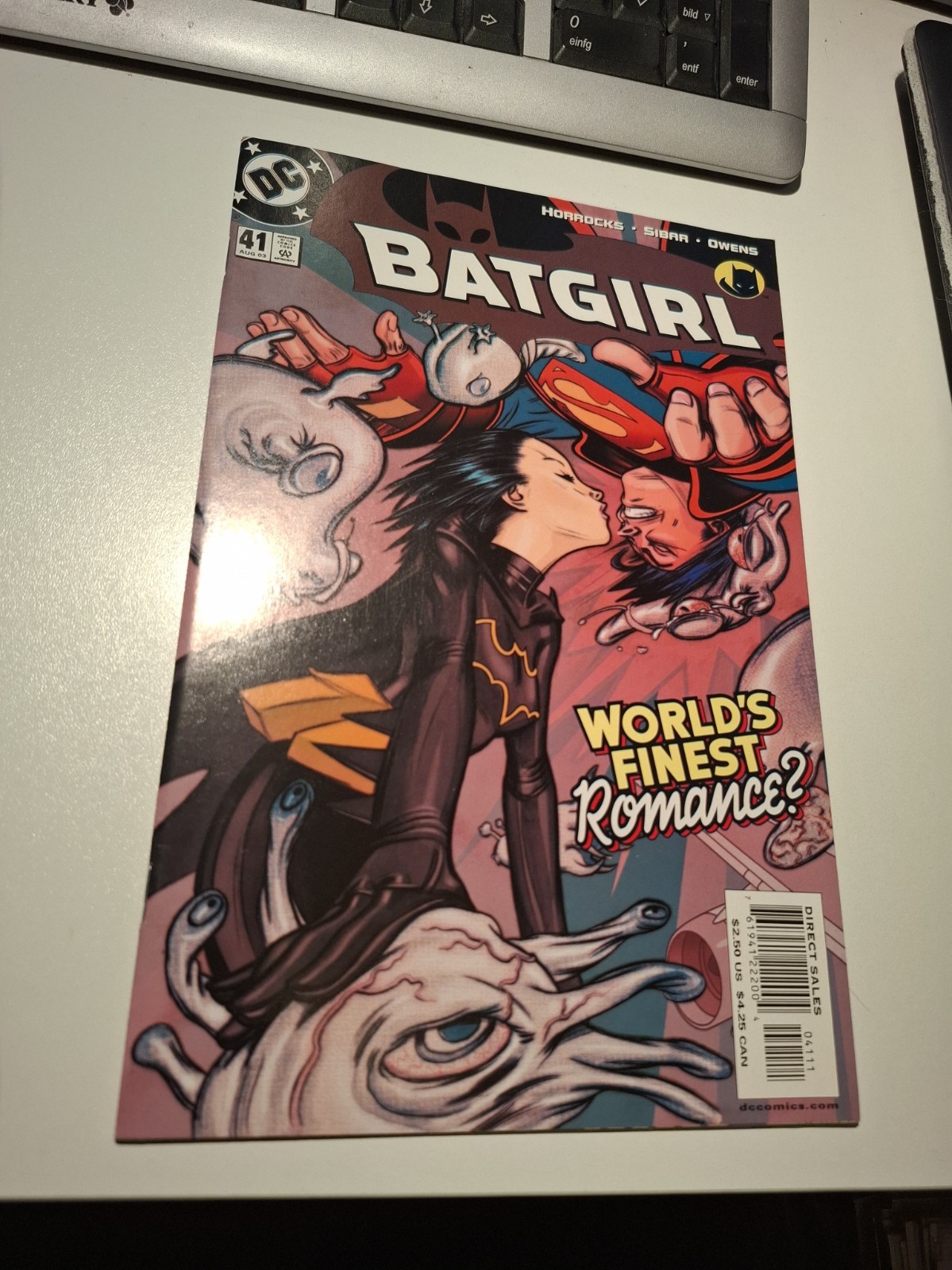 US DC BATGIRL (2000 1st Series) #41 COVER JAMES JEAN ART BY ADRIAN SIBAR