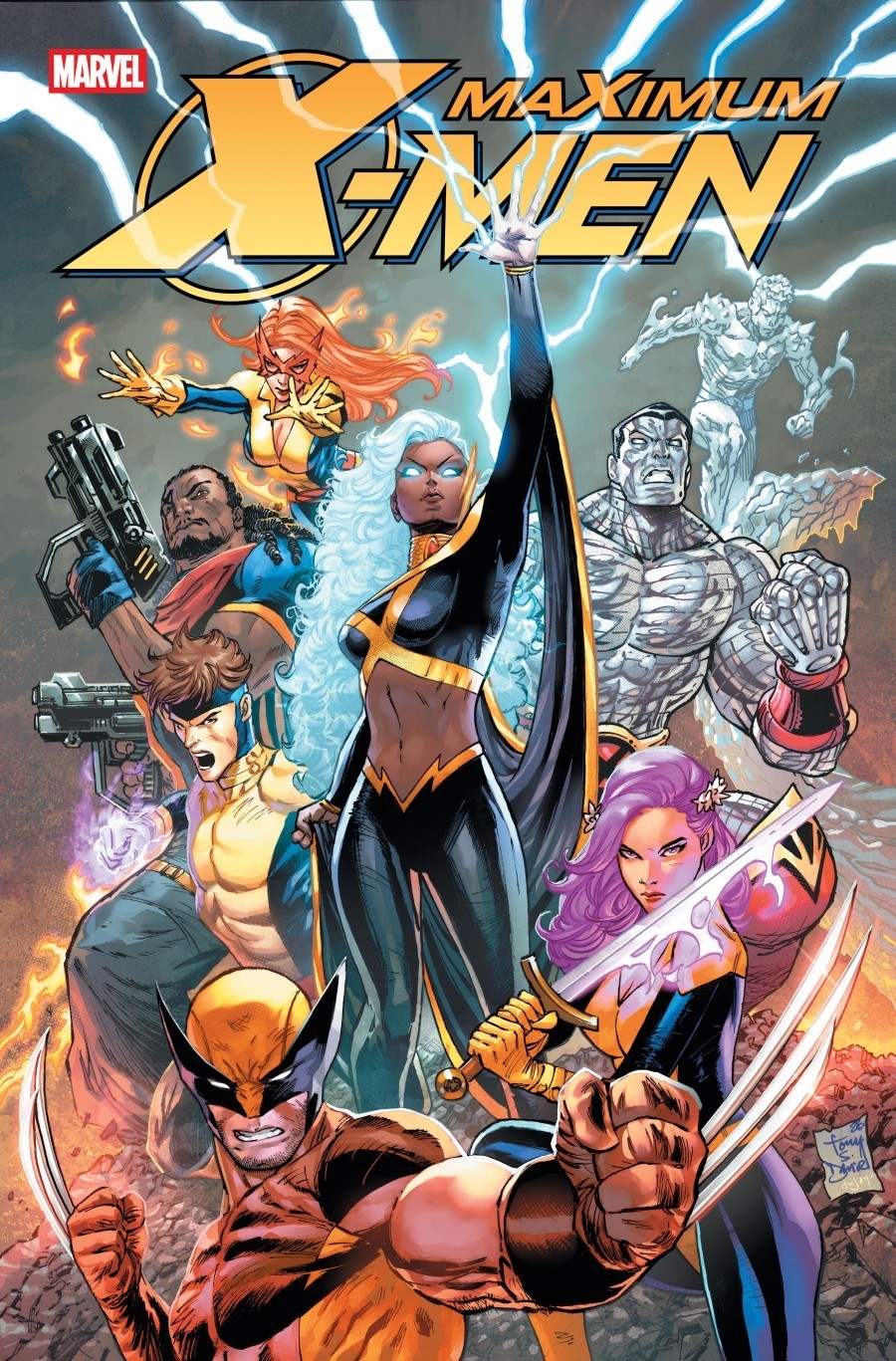 MAXIMUM X-MEN #1 TONY DANIEL COPERTINA PRINCIPALE QUASI NUOVO MARVEL COMICS PREVENDITA 12/9/2026