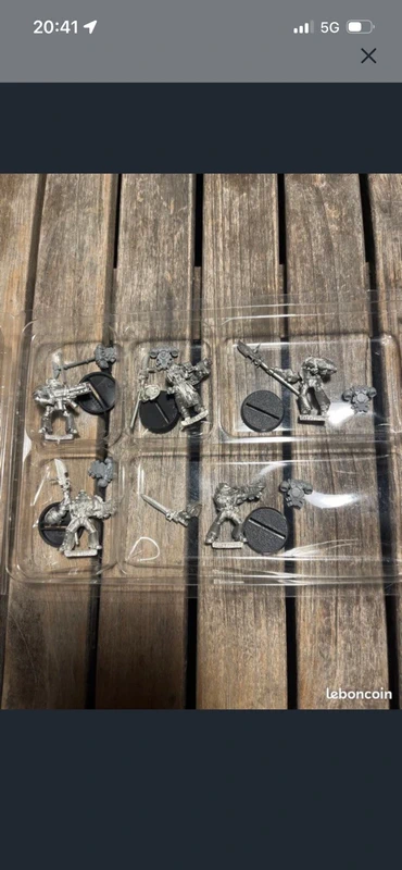 Escouade chevaliers gris/ grey knights métal OOP