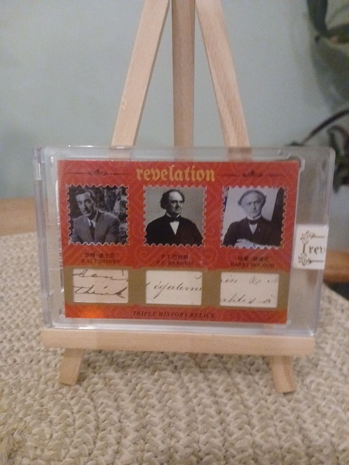 Walt Disney Harry Houdini PT Barnum 2025 Eternal Revelation RELIC /25 1st PRINT