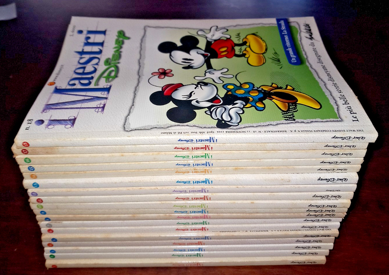 B6441 FUMETTI I MAESTRI DISNEY NUMERI A SCELTA DA 1 A 18 LEGGI DESCRIZIONE