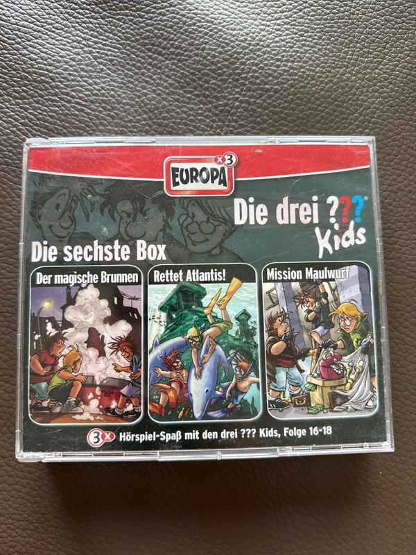Die drei ? Fragezeichen Kids – Die sechste Box 3er CD-Set, Folgen 16 17 18