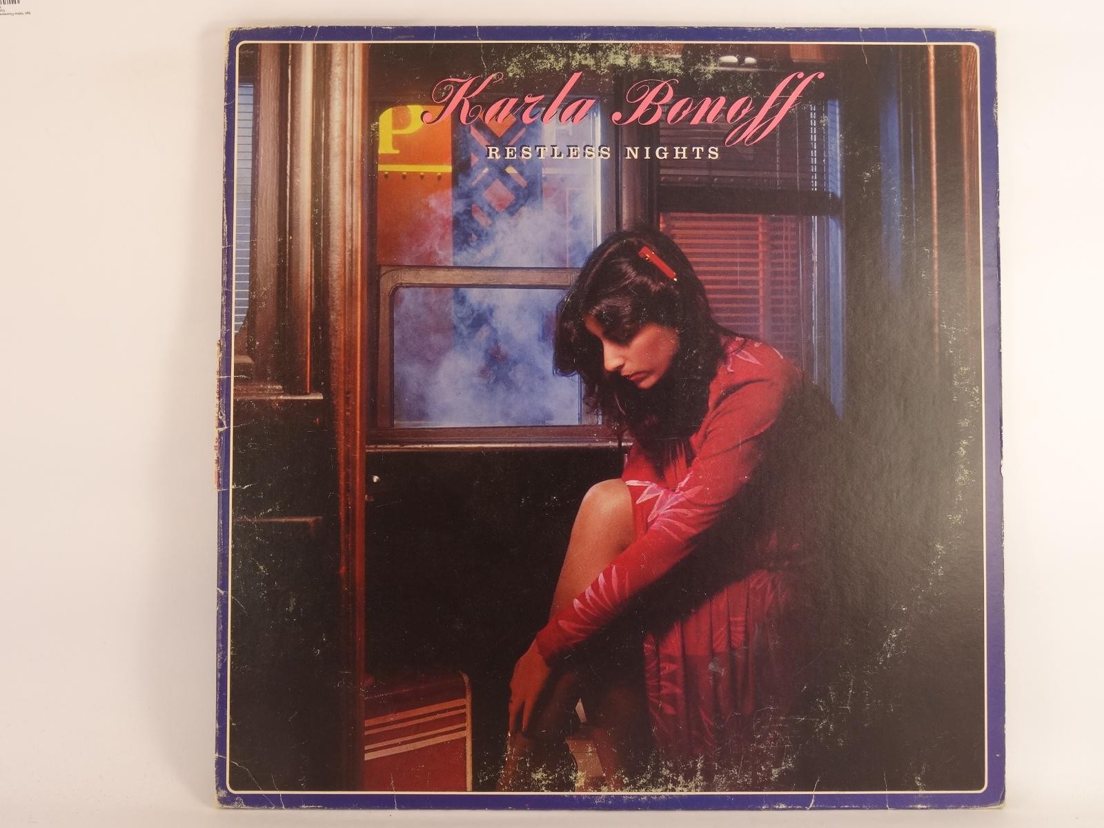 KARLA BONOFF RESTLESS NIGHTS (50) 9 Track 12" Single plus Picture Sleeve COLUMBI