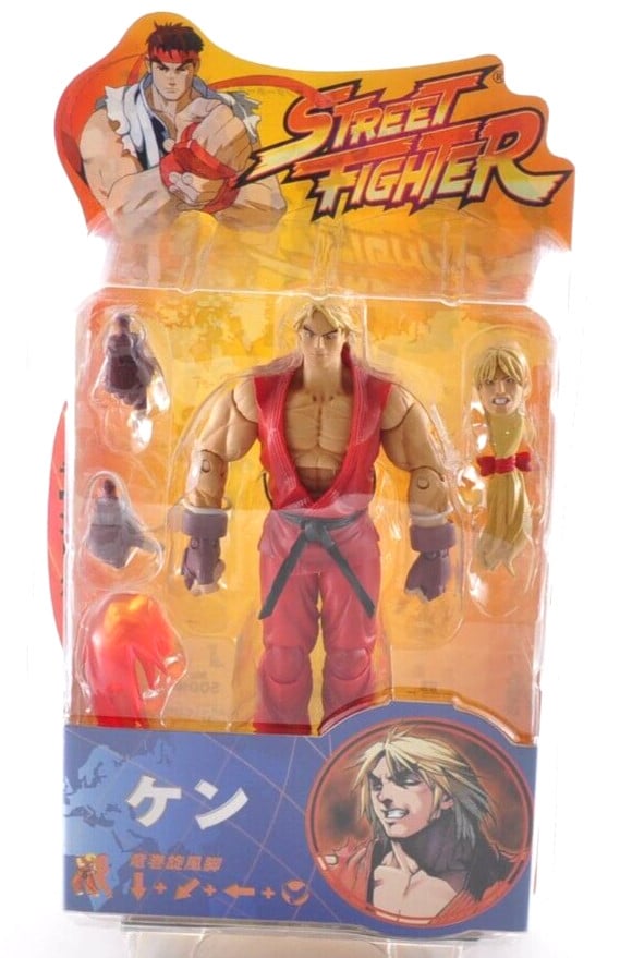 Street Fighter Round 2 Ken (Rosso) Action Figure - Esclusiva per il...