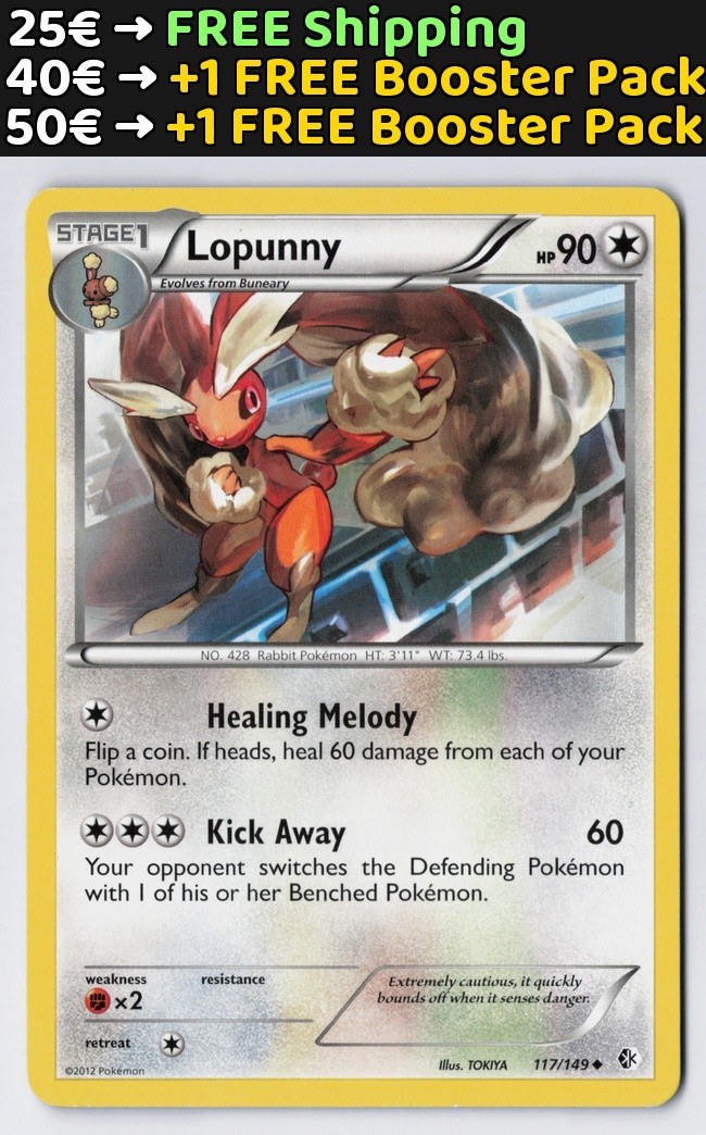 Lopunny - BCR #117/149 Confini attraversati TOKIYA LP