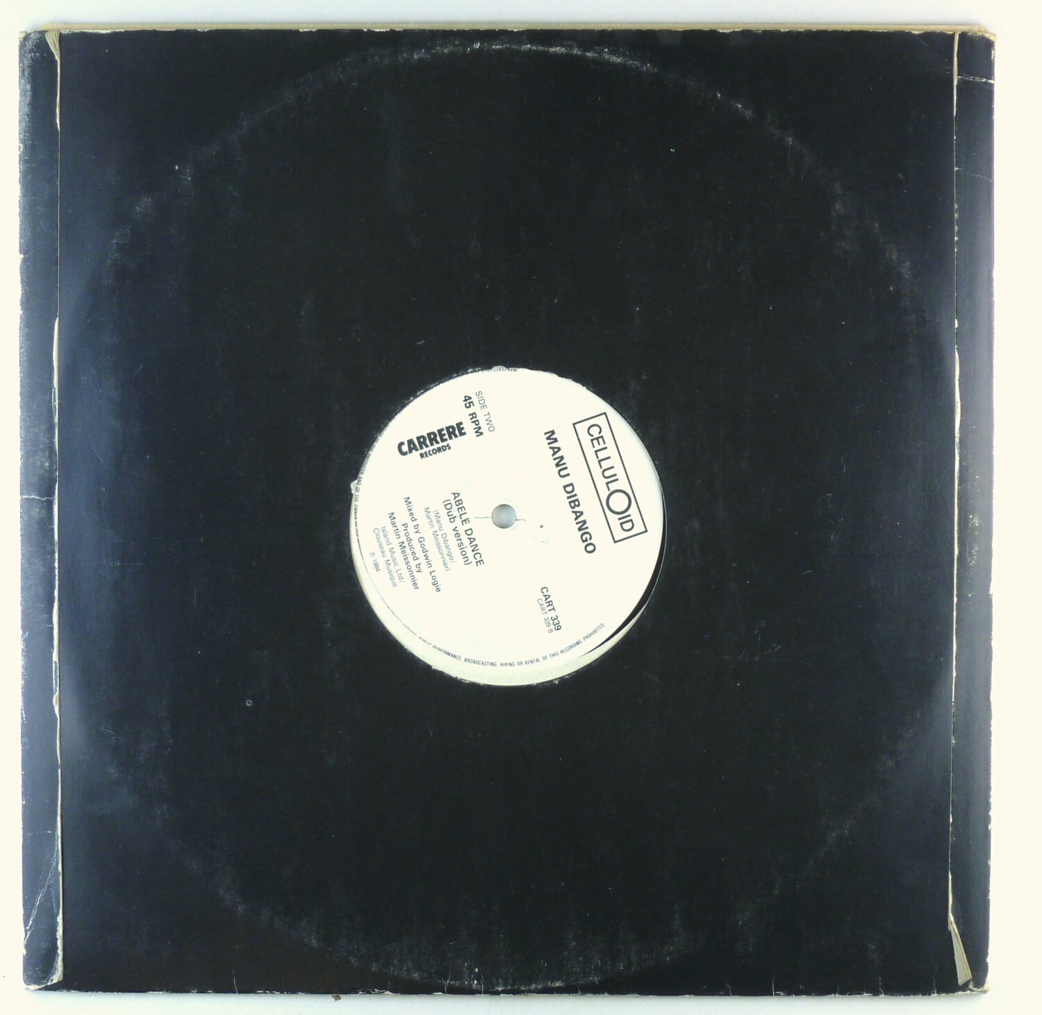 12" Maxi - Manu Dibango - Abele Dance - F1544 - Pulito