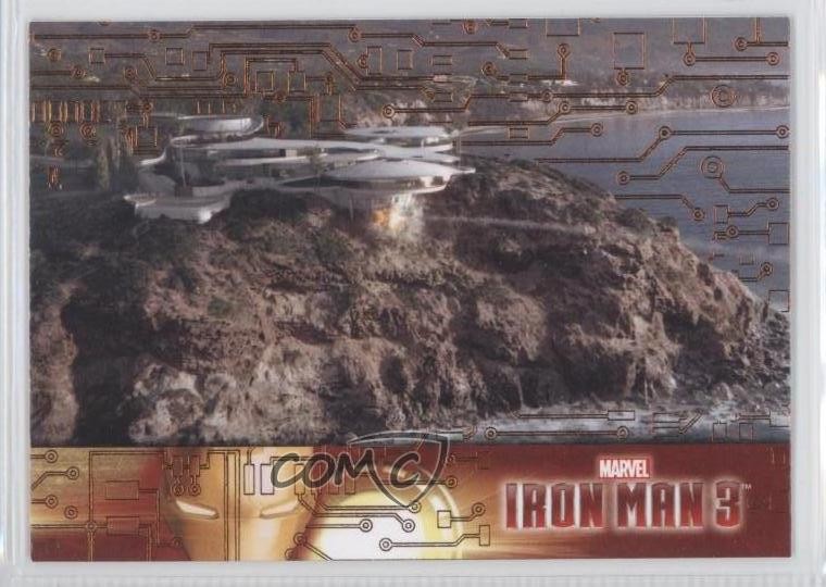 2013 Upper Deck Marvel 3 Palladium Poisoned Foil Iron Man Movie #26 0a1