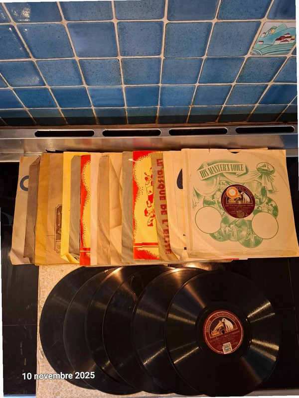 Lot de vinyles vintage