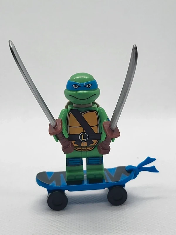Figurine type Lego - Tortues Ninja - leonardo (Lego-style Figure)