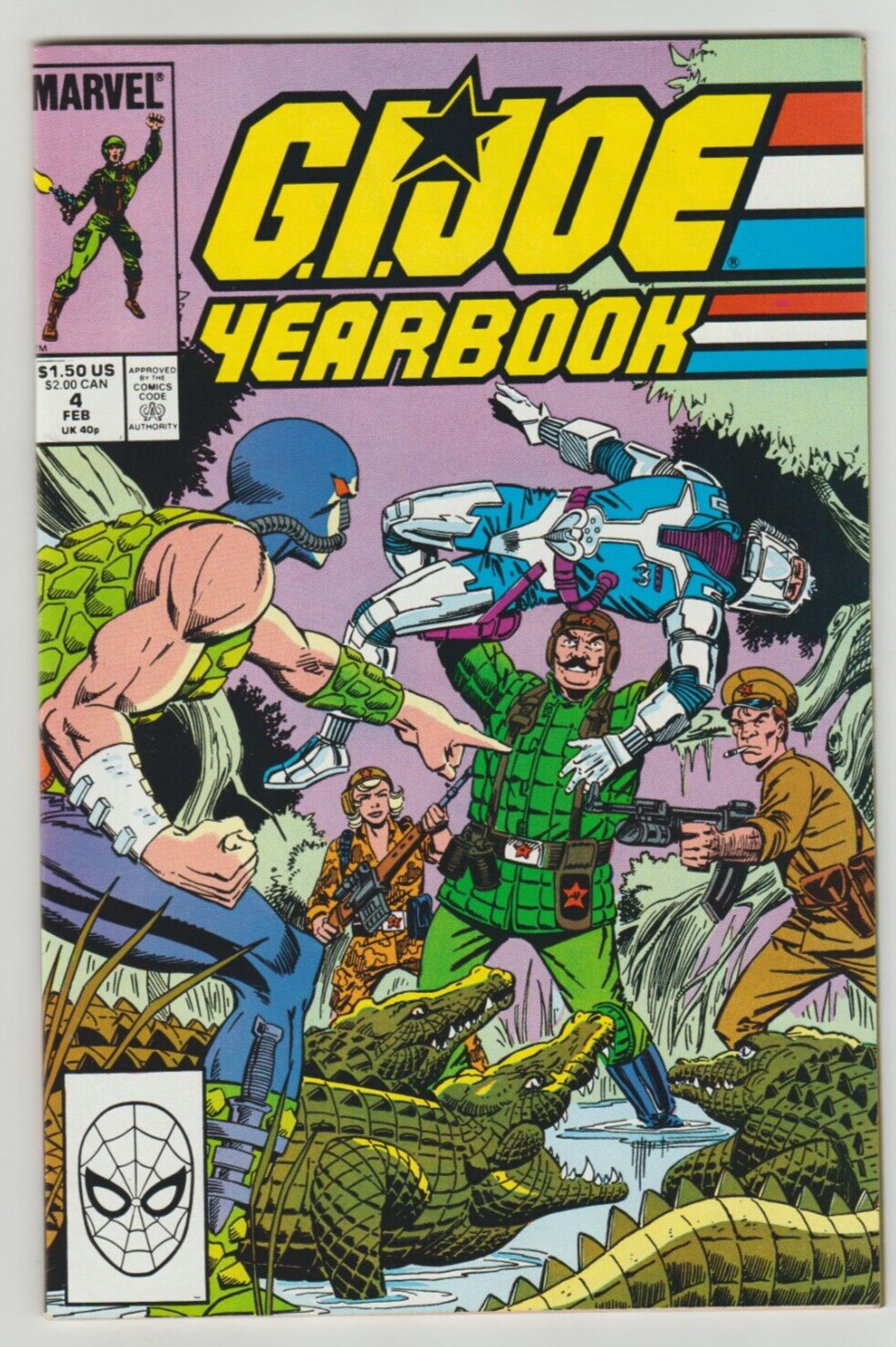 G.I. Joe Yearbook #4 Marvel Comics 1988