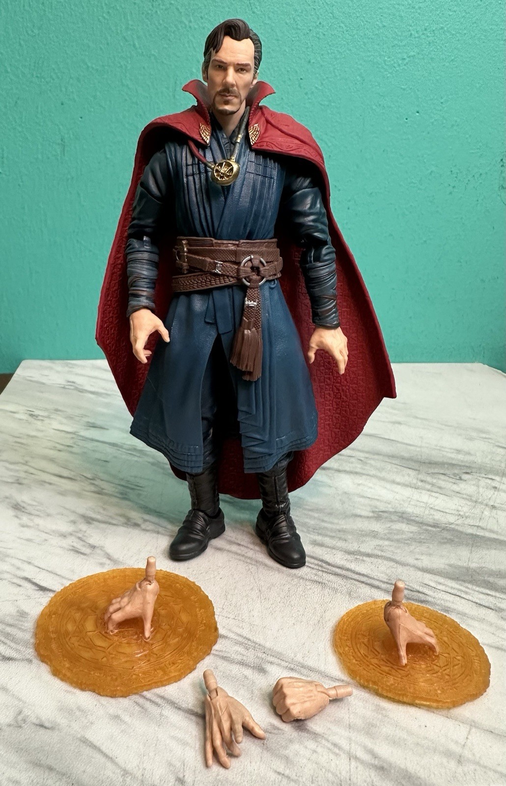 Hasbro 2021 Marvel Legends Armadillo Series Doctor Strange Modellino 6" Completo