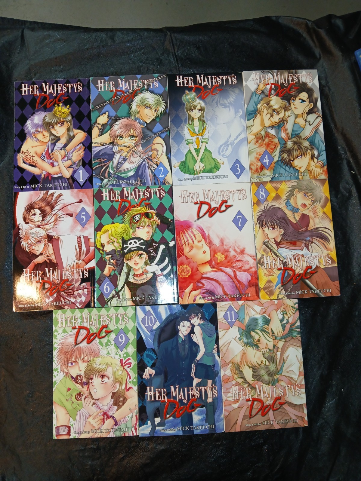Her Majesty's Dog set manga inglese completo volumi 1-11 di Mick Takeuchi