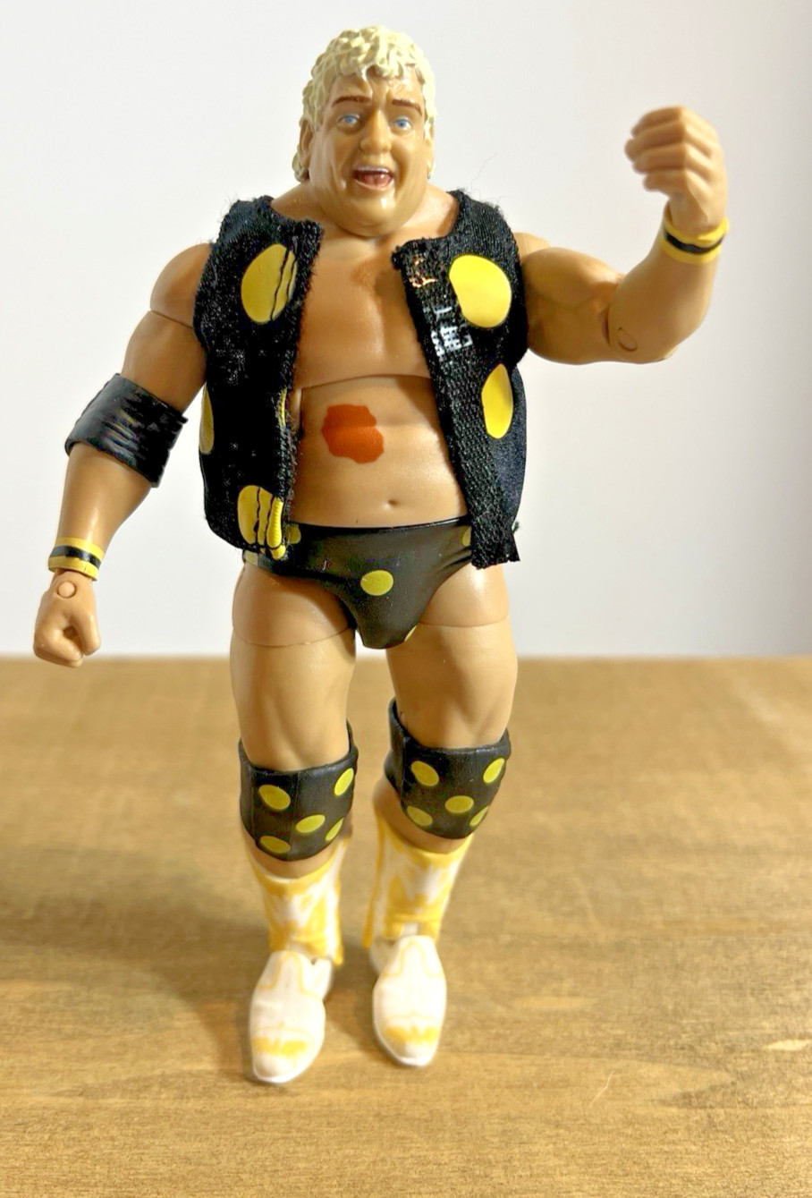 WWE Mattel Elite Series 2 Dusty Rhodes American Dream Figure con gilet 2010 sciolto
