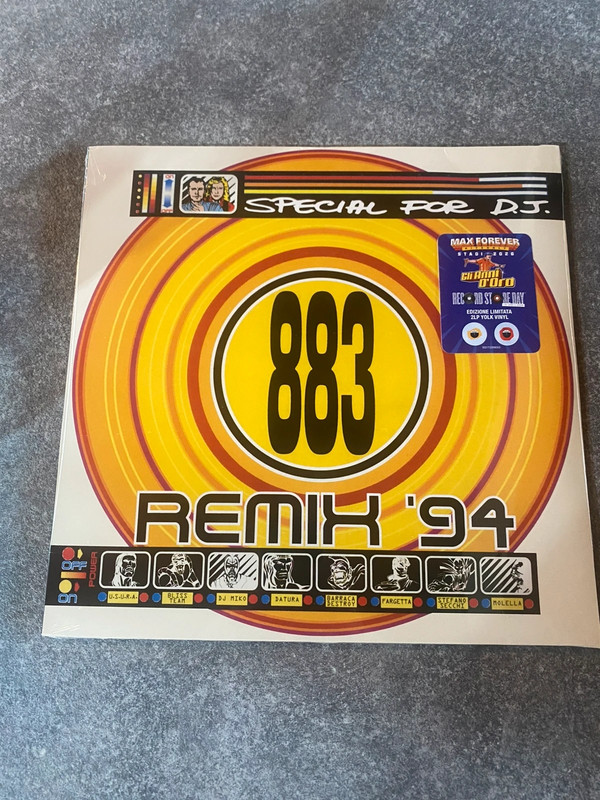 883 remix 94 doppio vinile numerato