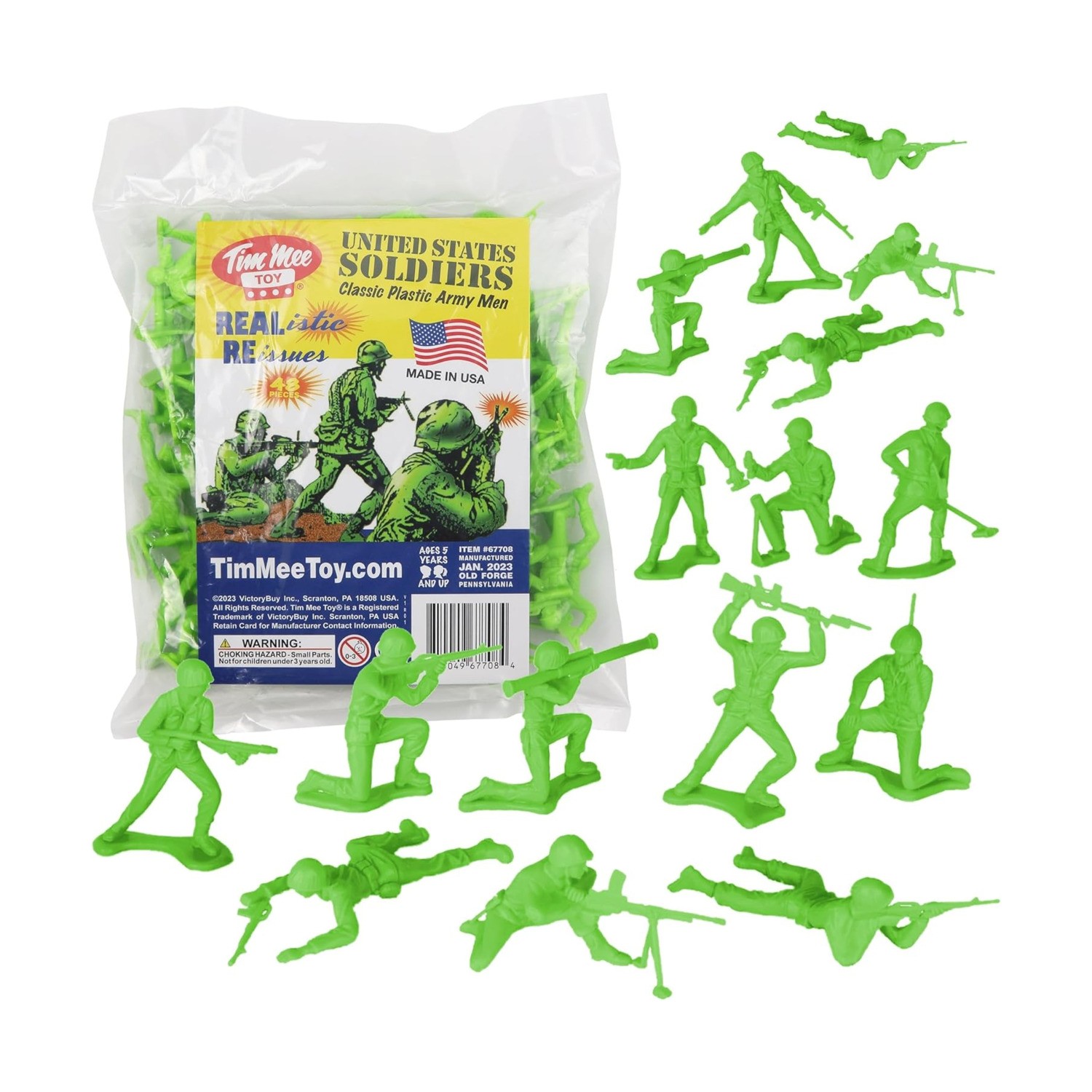 VictoryBuy Toys Soldatini degli Stati Uniti - Verde Lime Nuovo