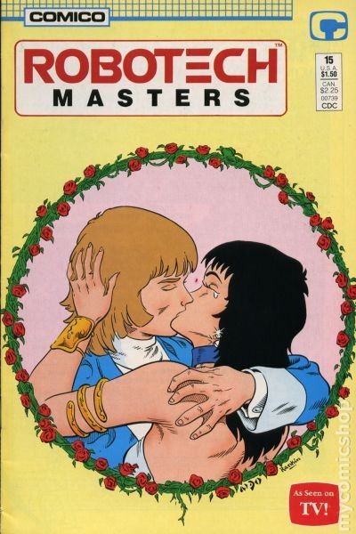Robotech Masters #15 VG 1987 immagine stock basso grado