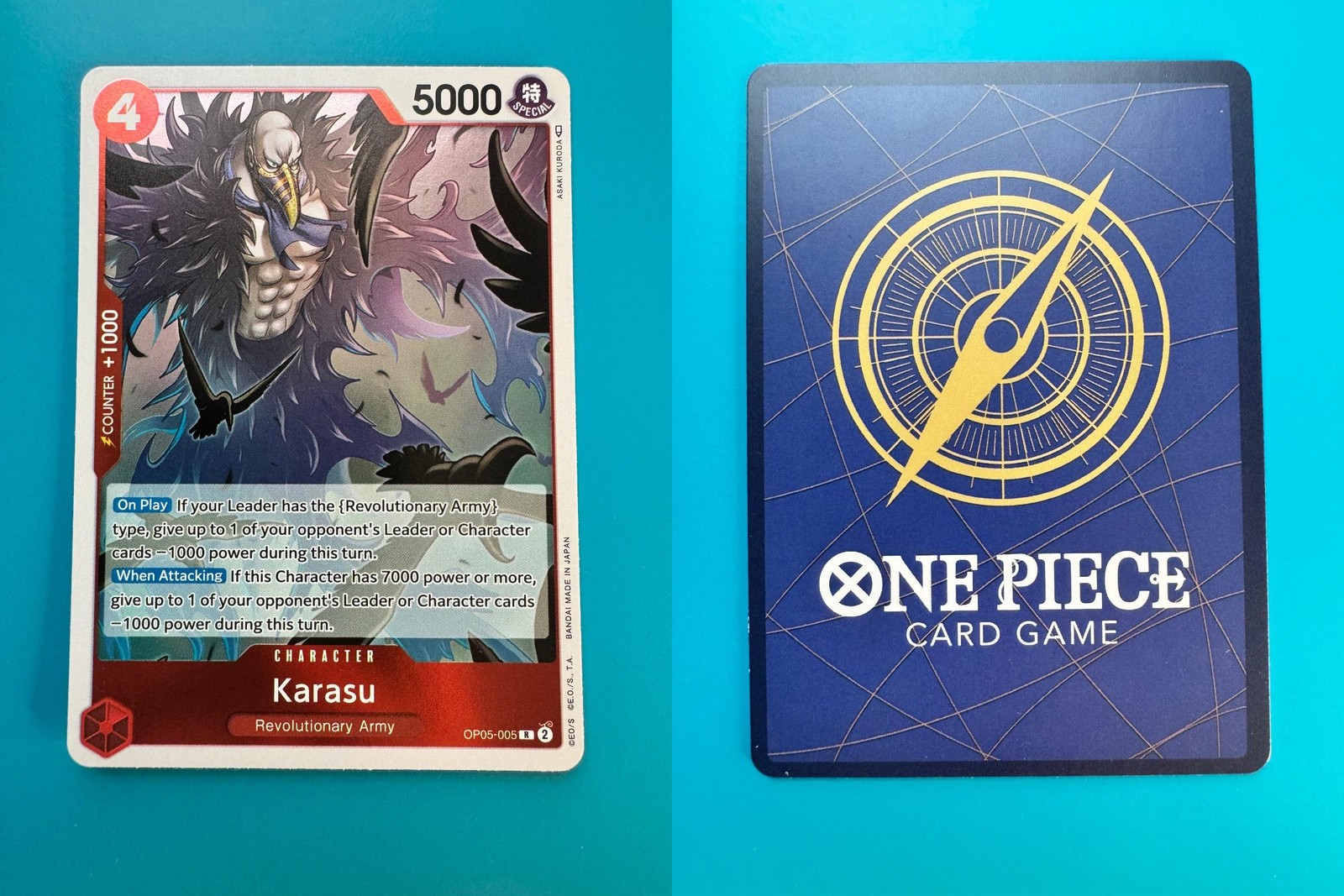 Karasu OP05-005 Rare Awakening of the New Era One Piece Foil Near Mint