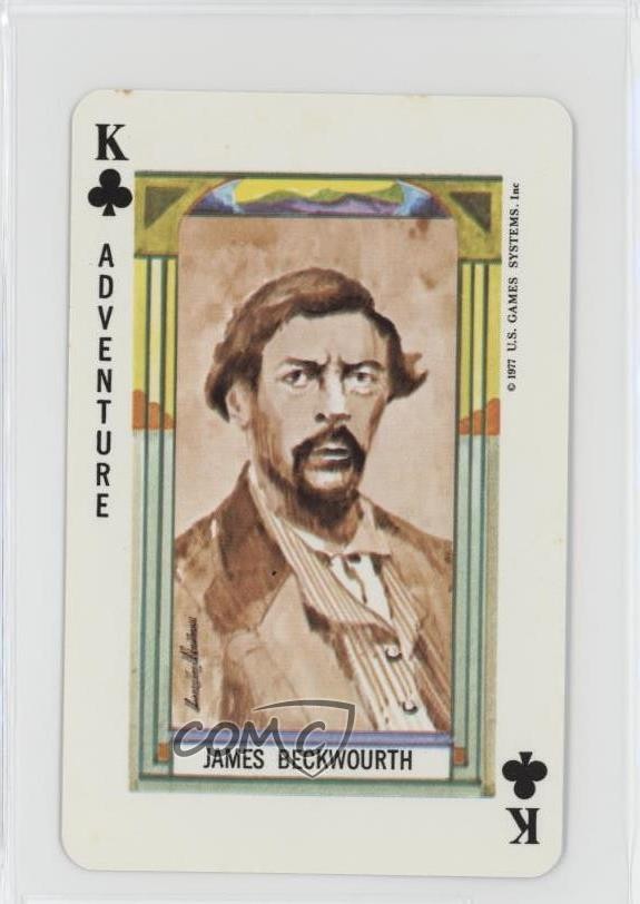 1977 US Game Systems Black History Playing Cards James Beckwourth #KC 0w6