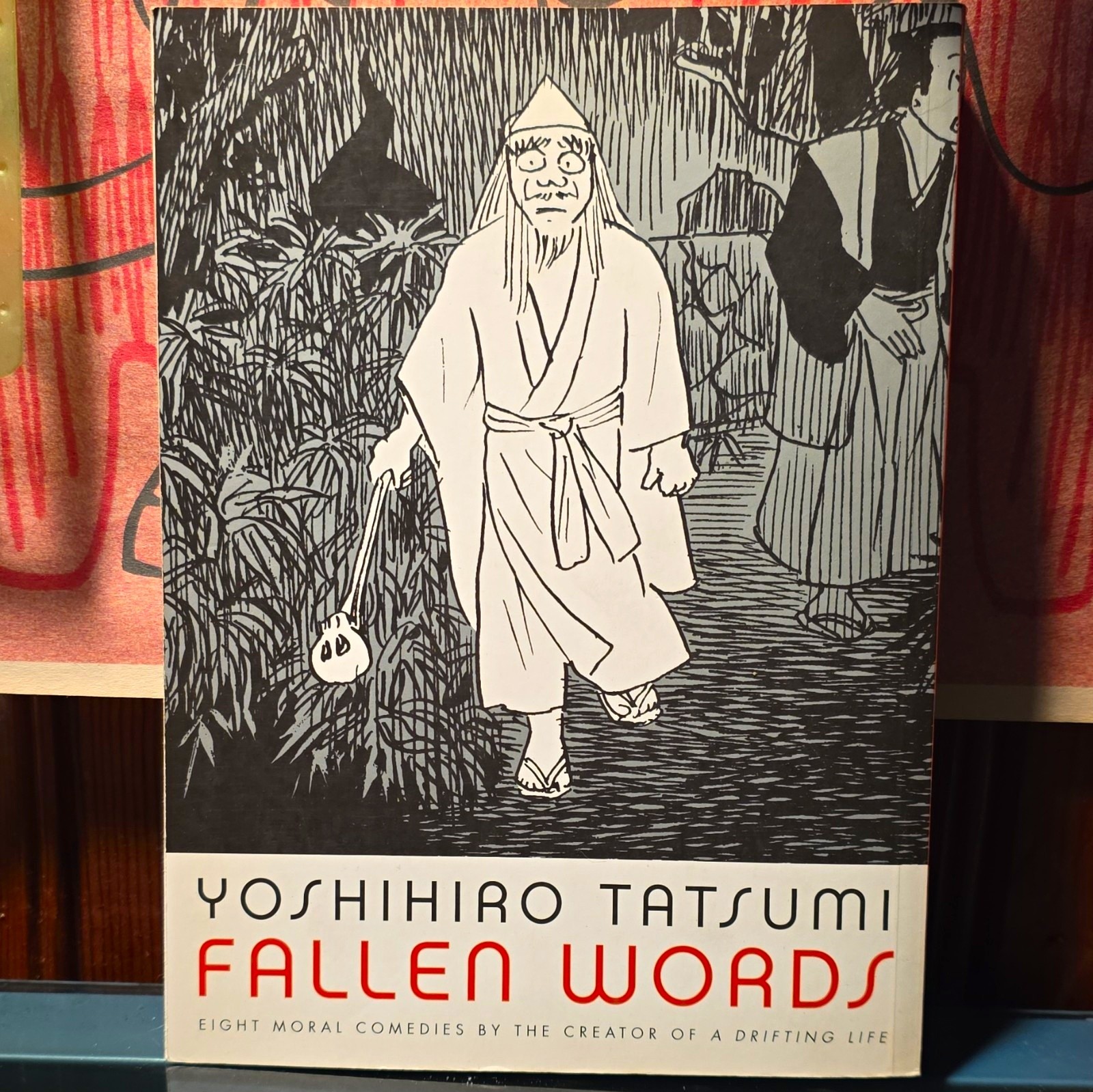 Yoshihiro Tatsumi Fallen Words brossura graphic novel, disegnata e trimestrale in bianco e nero