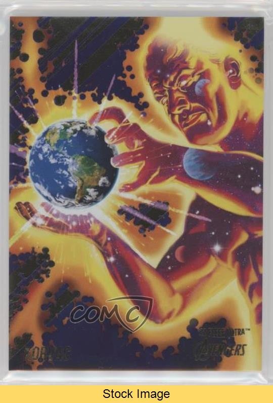 Fleer Ultra Avengers Rainbow Korvac #38 2022 LEGGI 4f0