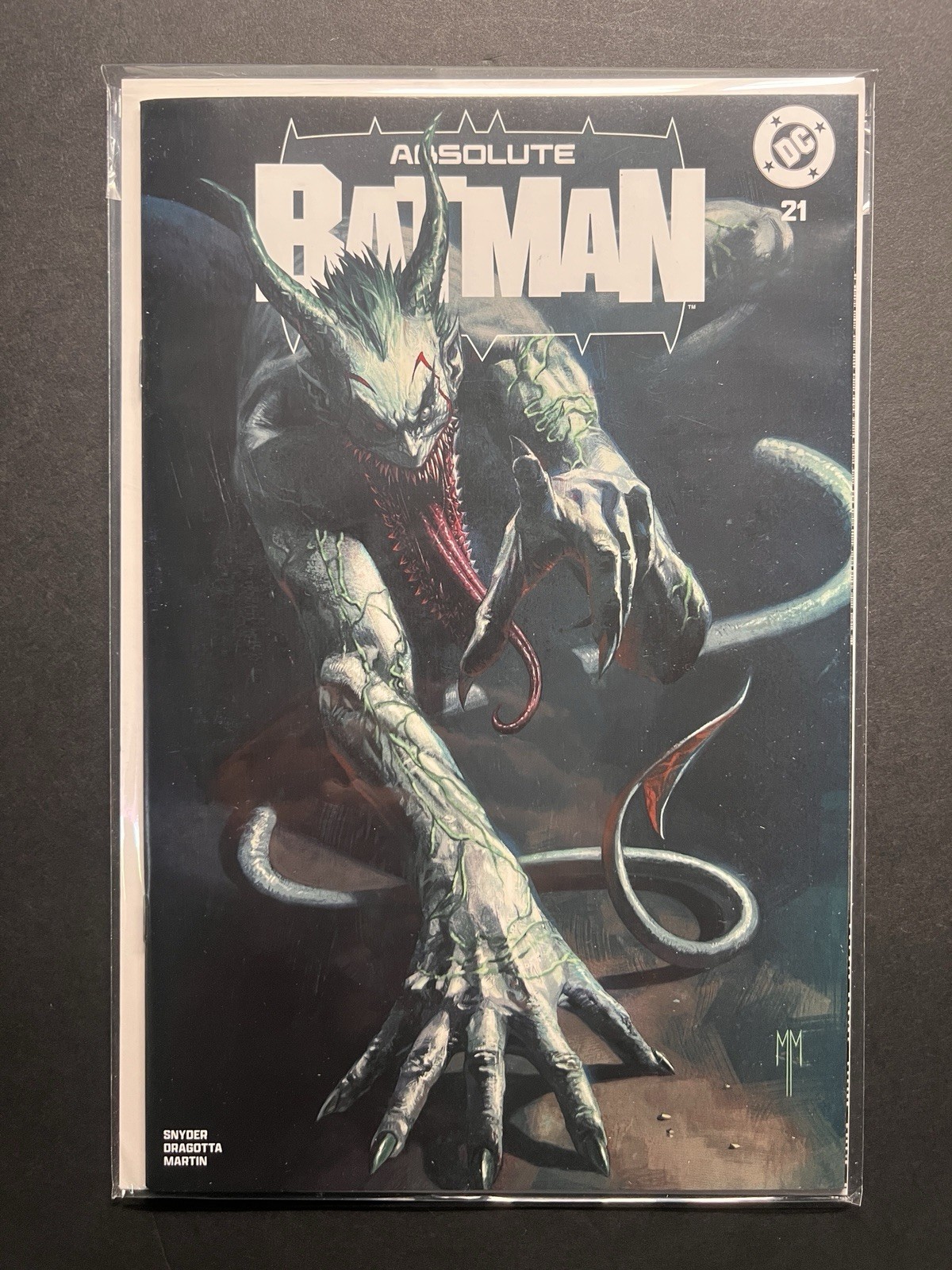 Absolute Batman #21 Marco Mastrazzo Joker abito commerciale variante DC Comics 2026