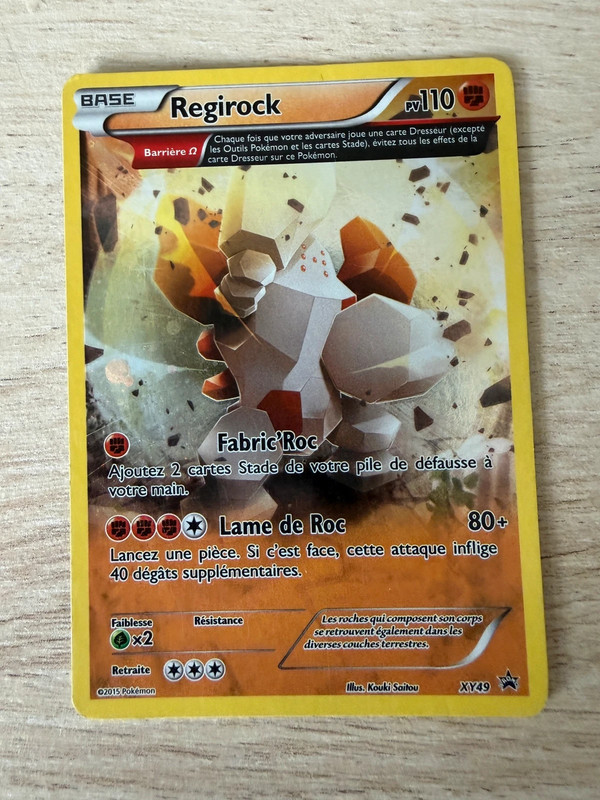 Carte Pokémon Regirock XY49