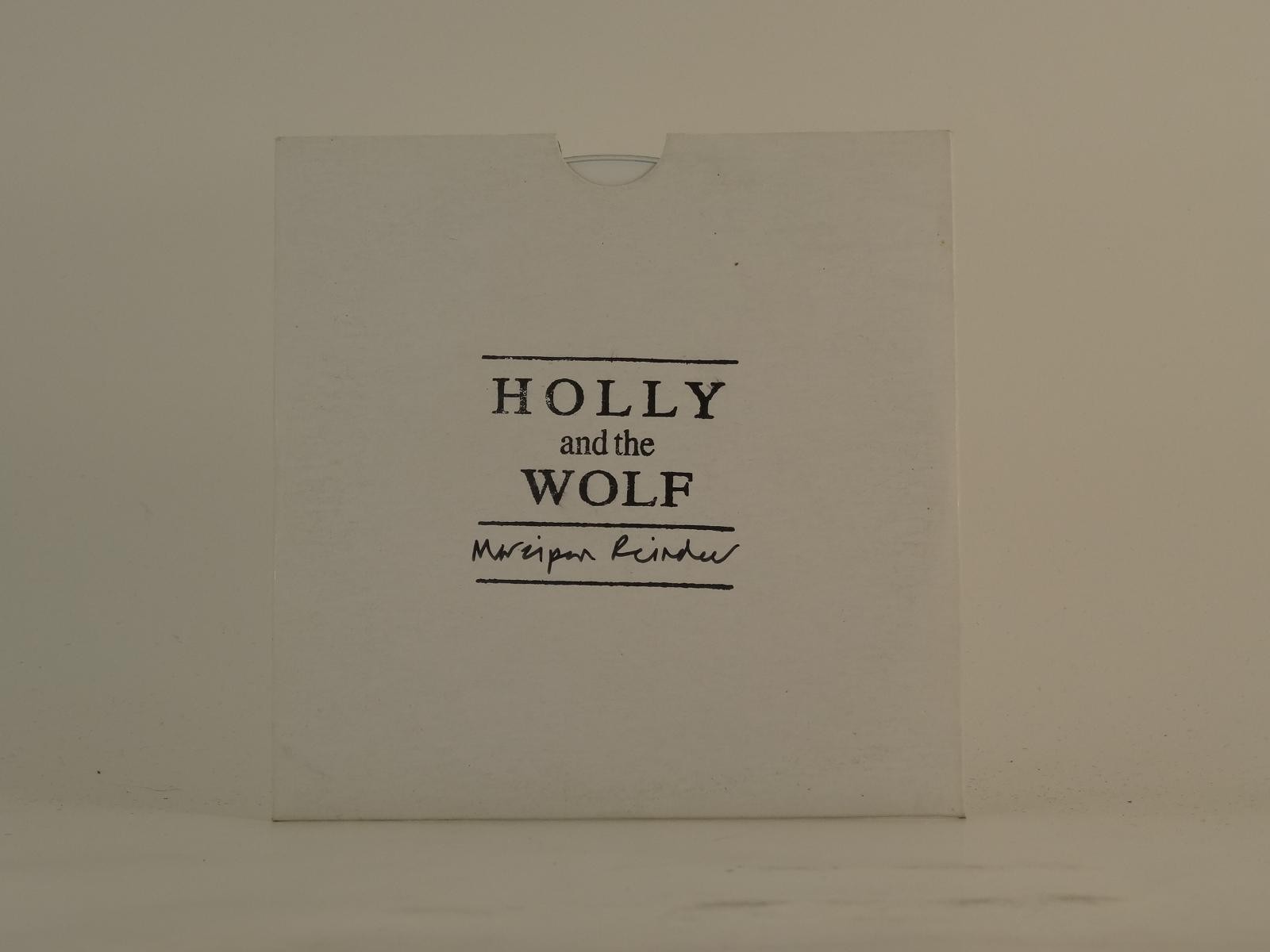 HOLLY AND THE WOLF MARZIPAN REINDEER (E28) 1 Track Promo CD Single plus Card Sle