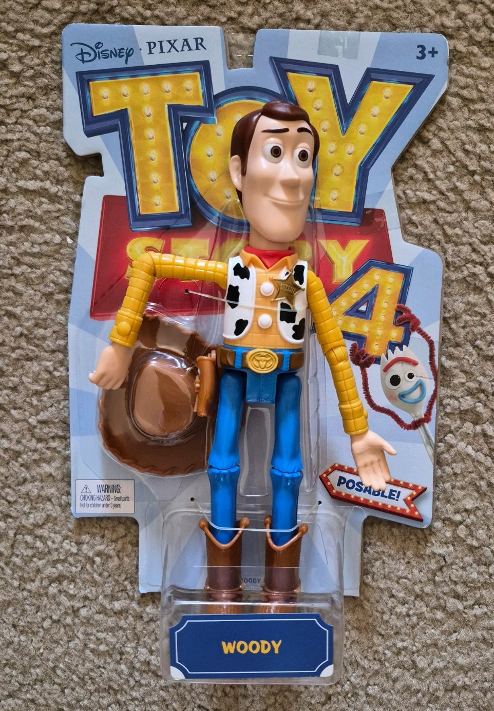 New Disney Mattel Toy Story 4 Woody Posable 9" Action Figure 2018 Collectible