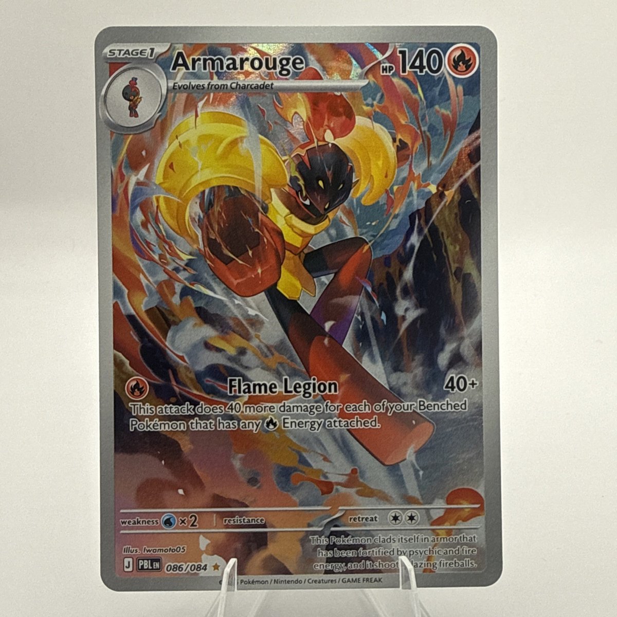 Pokémon TCG Armarouge Scarlatto e Viola Illustrazione Rara Holo 203/198 EN 130HP
