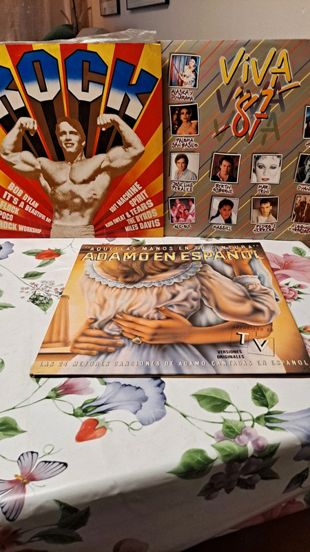 3 LPS Dobles,Compilación,Carpetas Gatelfold