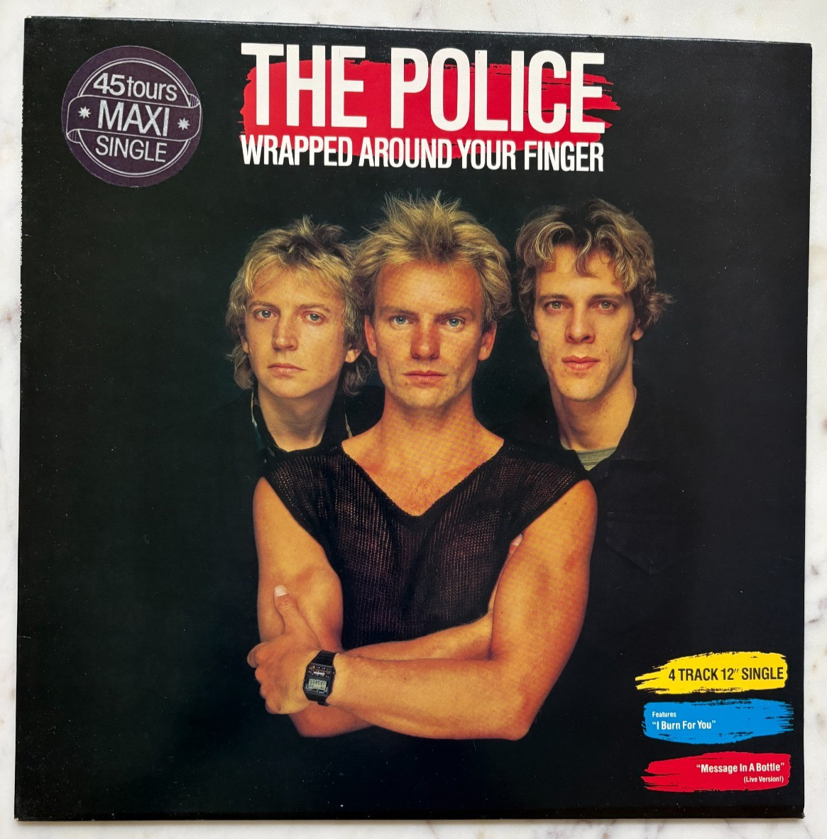 THE POLICE WRAPPED AROUND YOUR FINGER 12" MAXI-SINGLE EP NM FRANCH Pressing