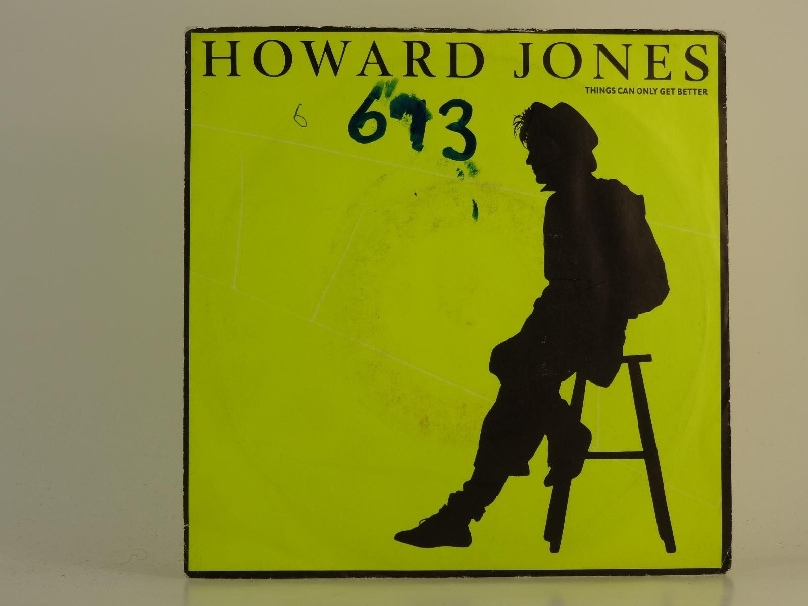HOWARD JONES THINGS CAN ONLY GET BETTER (83) 2 Track 7" Single plus Picture Slee
