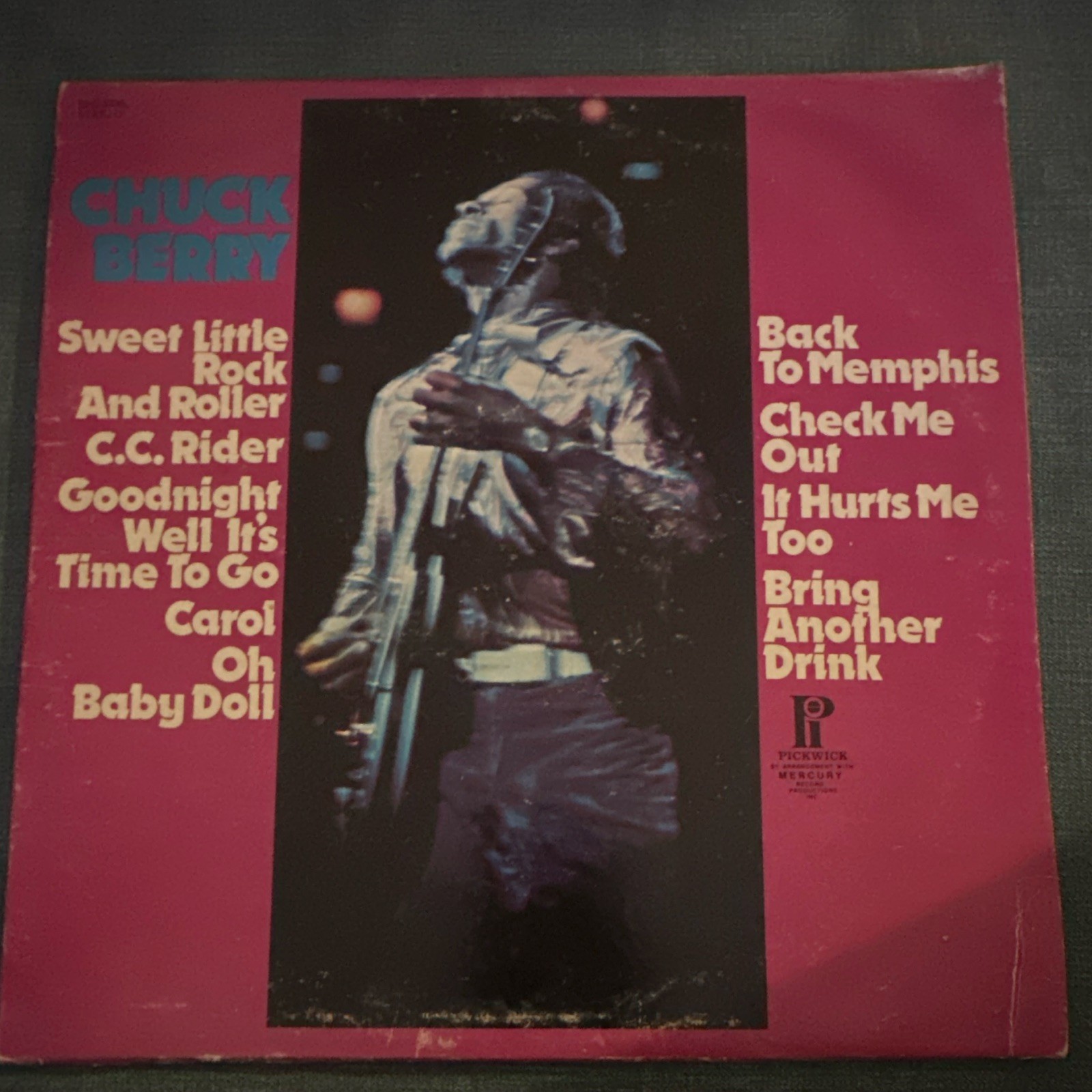 Chuck Berry Sweet Little Rock and Roller LP Vinyl 12" 33 Stereo Pickwick 1979