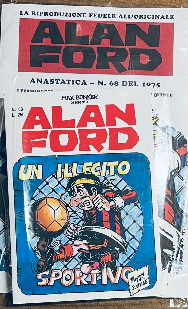 ALAN FORD ANASTATICA N°68 GAZZETTA DELLO SPORT BLISTERATO NUOVO