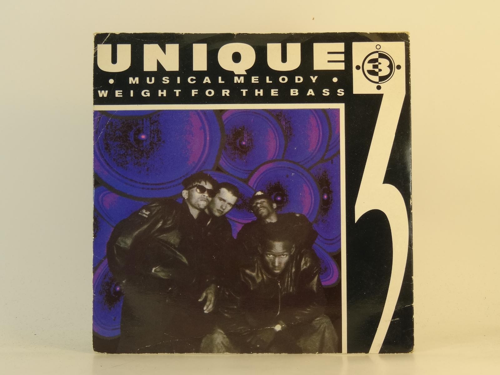 UNIQUE 3 MUSICAL MELODY (54) 2 Track 7" Single including Picture Sleeve TEN RECO