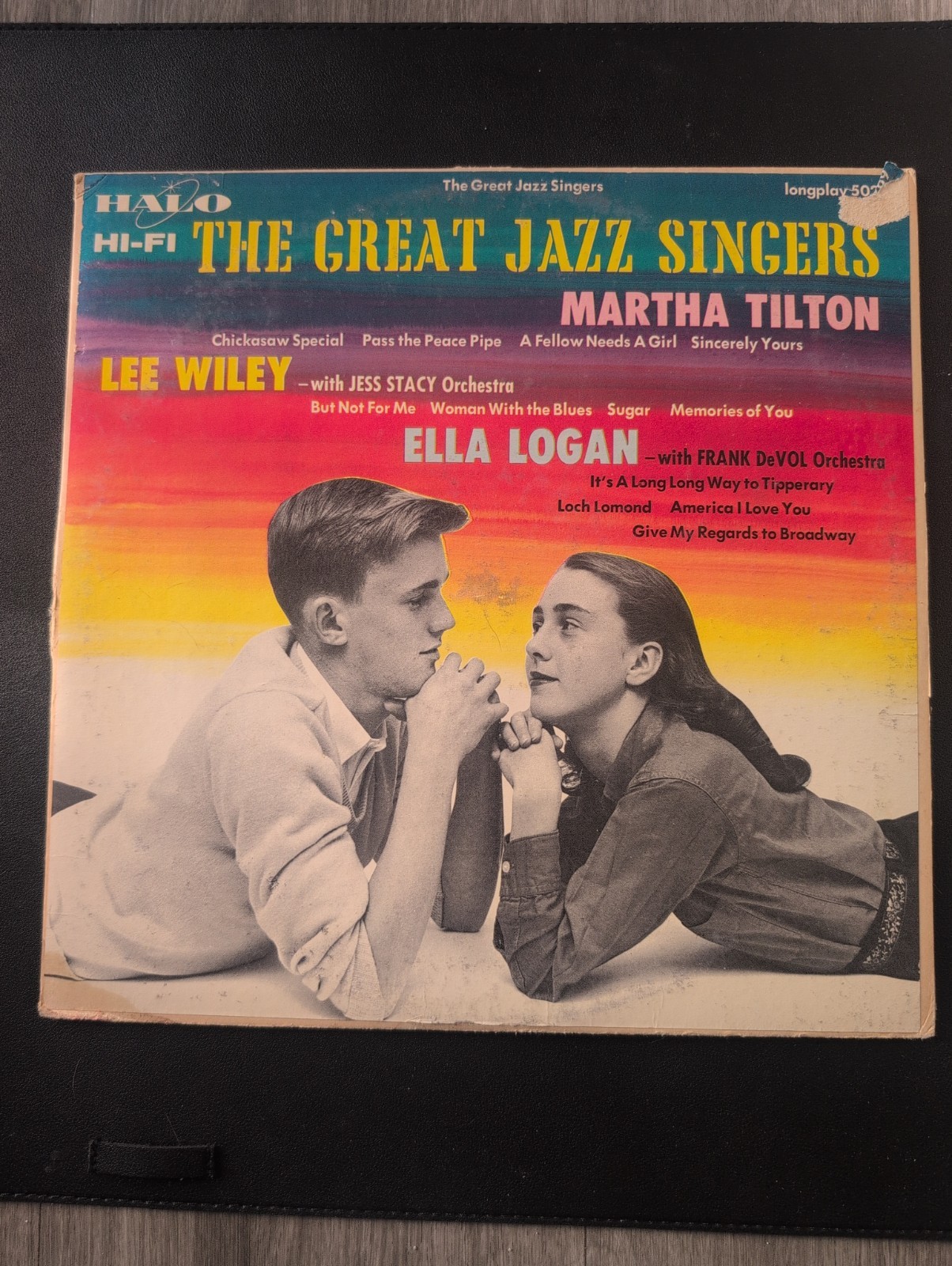 The Great Jazz Singers Vintage Vinyl LP 1959 Halo 50269 Martha Tilton Lee Wiley