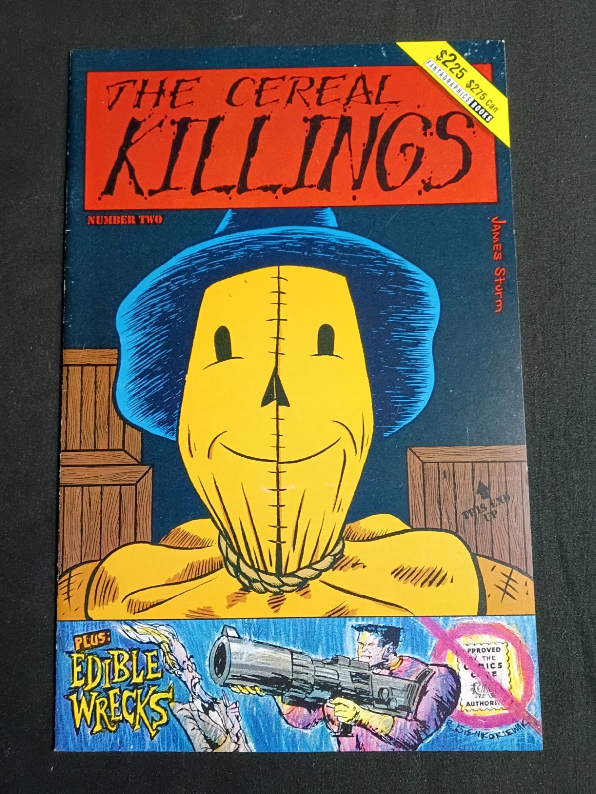 The Cereal Killings #2 Fantagraphics Books James Sturm quasi nuovo fumetto spettrale 👻