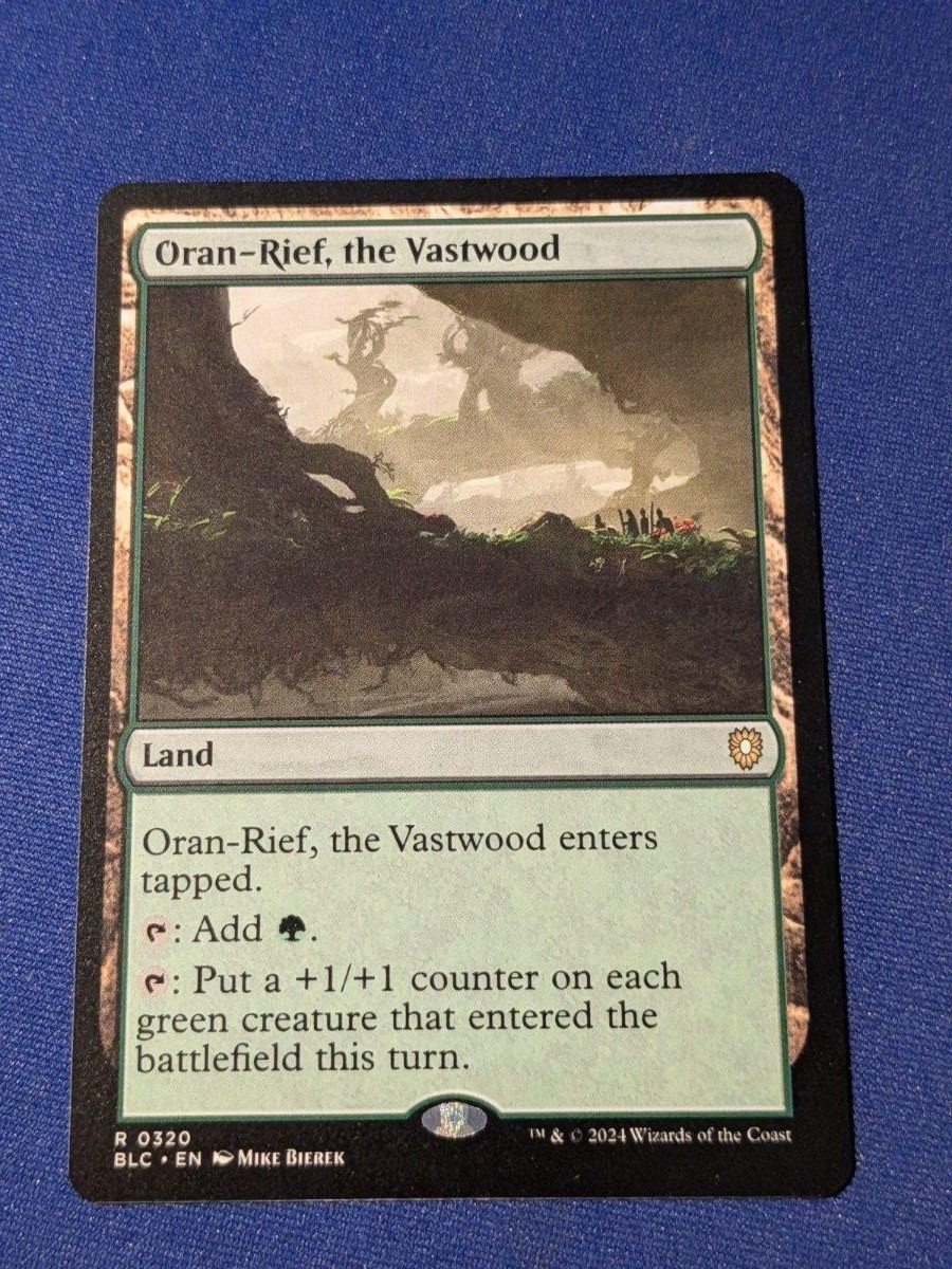 Oran-Rief, the Vastwood Bloomburrow Commander #320 quasi nuovo MTG