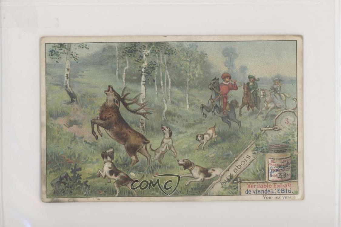 1920s Liebig The Hunt French Aux abois z6d